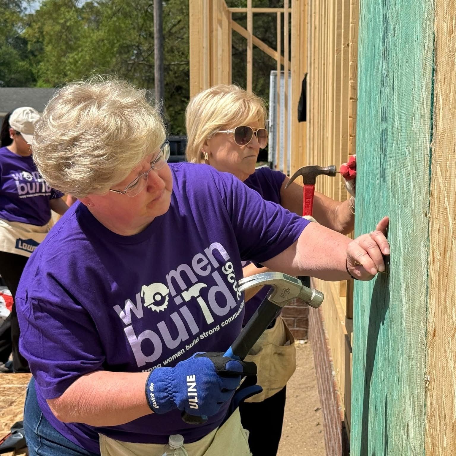 Volunteers flock to McNair Heights as homes and neighborhood begins to take shape!