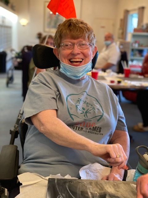 Residents love getting creative during Painting class brought to us by Nancy Barrett, owner of Class with a Glass! Thank you Nancy! 