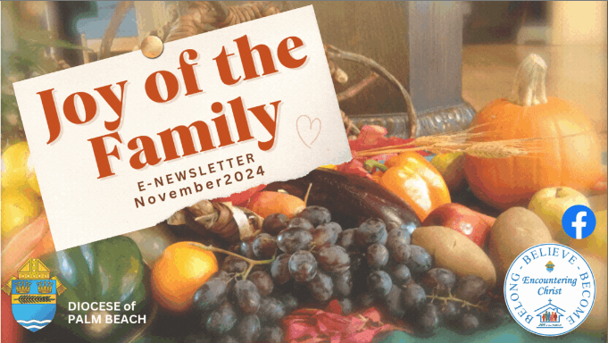 Joy of the Family e-Newsletter - November