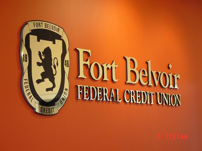 Fort Belvoir Credit Union Storefront Sign