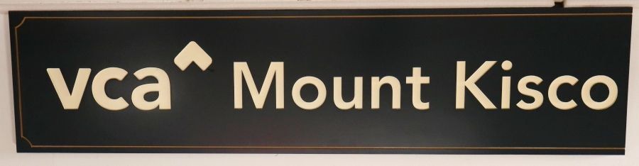 B11814 - Custom Carved Sign for a "vca^ Mount Kisco"