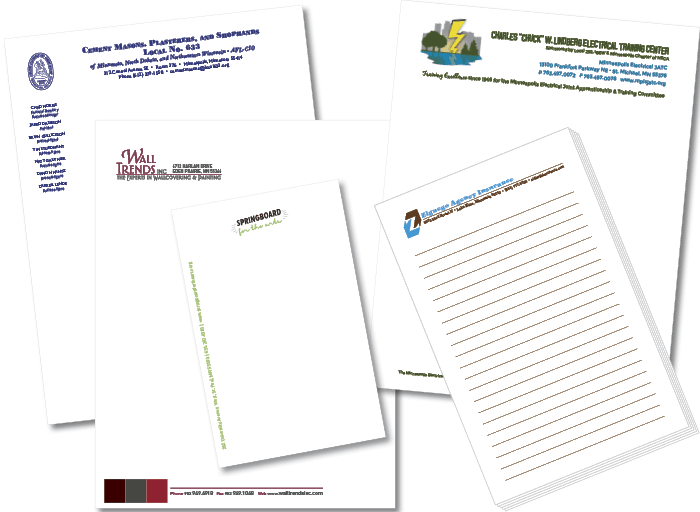 Letterhead, Notepads, and Stationery Prints