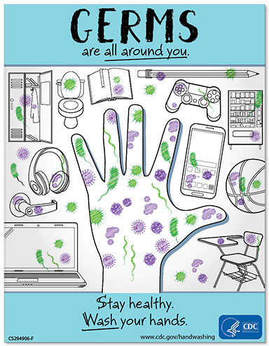 Germs are All Around You Flyer
