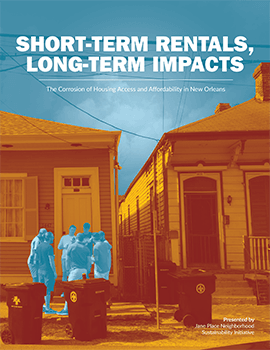 Short Term Rentals, Long Term Impacts book cover.