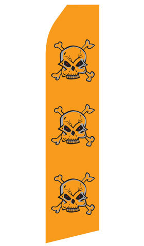 Skull Econo Stock Flag