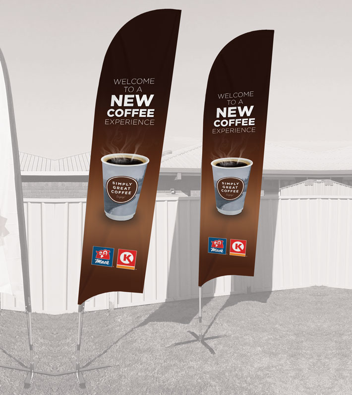 Feather Flag Design And Printing Ocp Custom Graphics Calgary