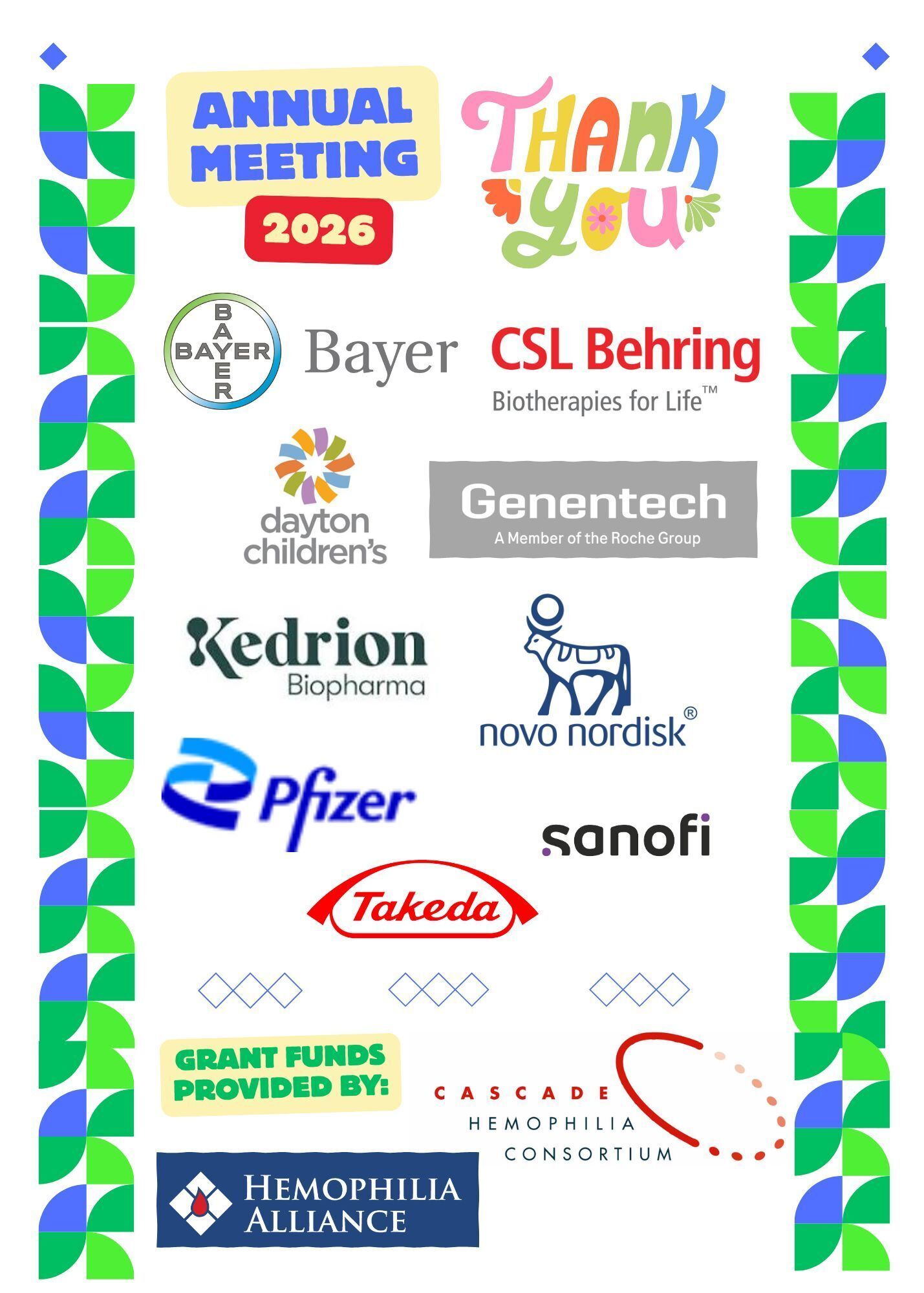 THANKS TO OUR 2026 SPONSORS