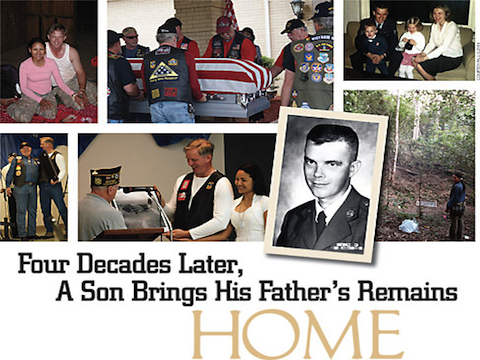 "Four Decades Later, A Son Brings His Father's Remains Home," VVA Veteran article