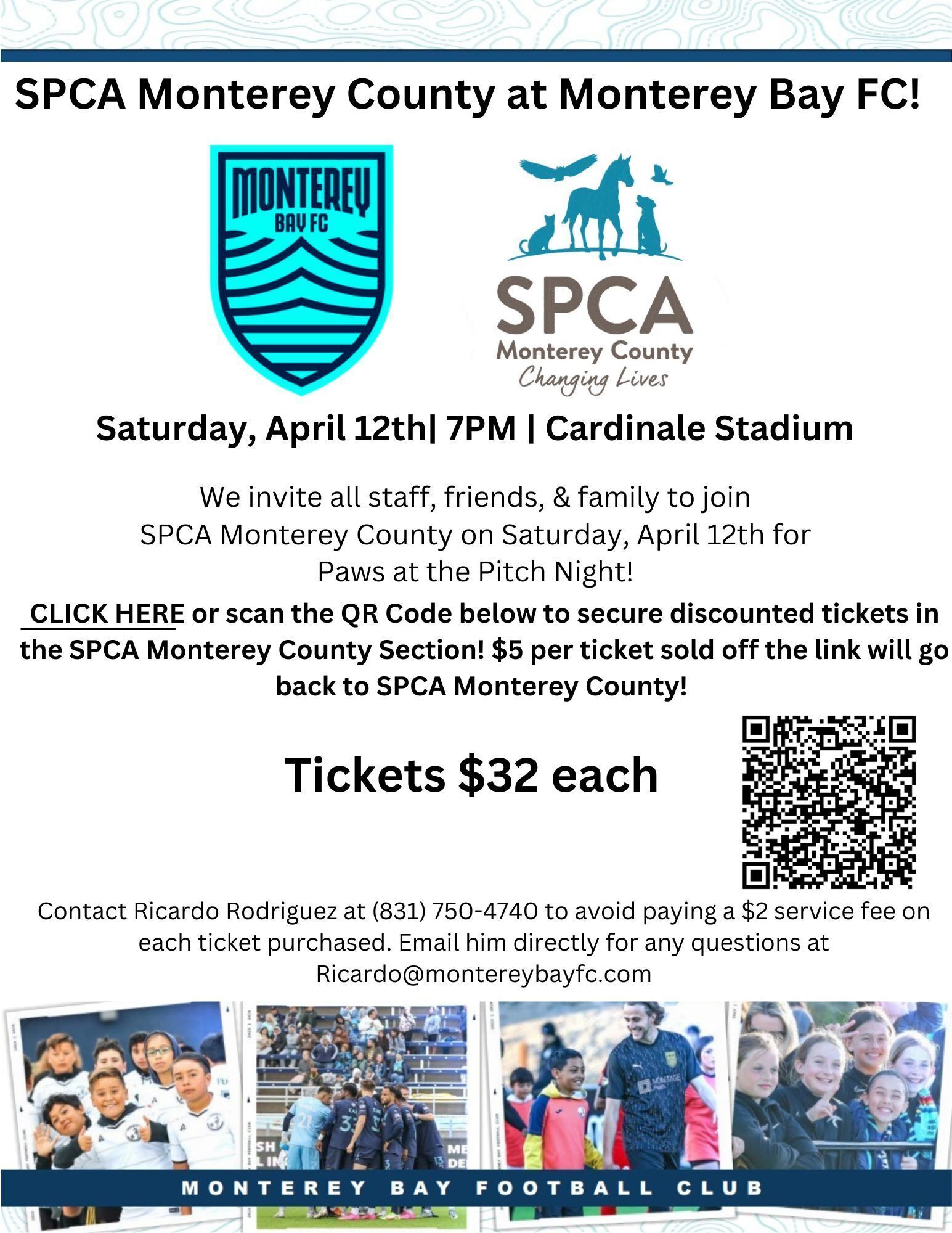 Cheer on Monterey FC with fellow animals lovers at Paws at the Pitch, Saturday April 12