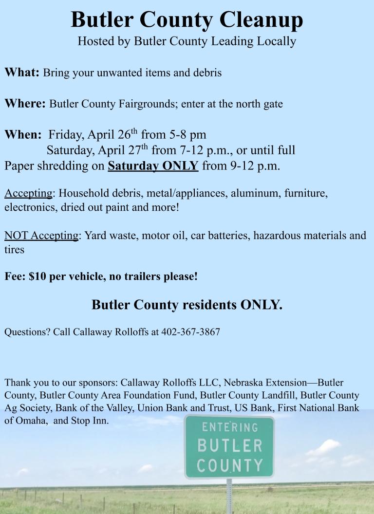 Butler County Cleanup