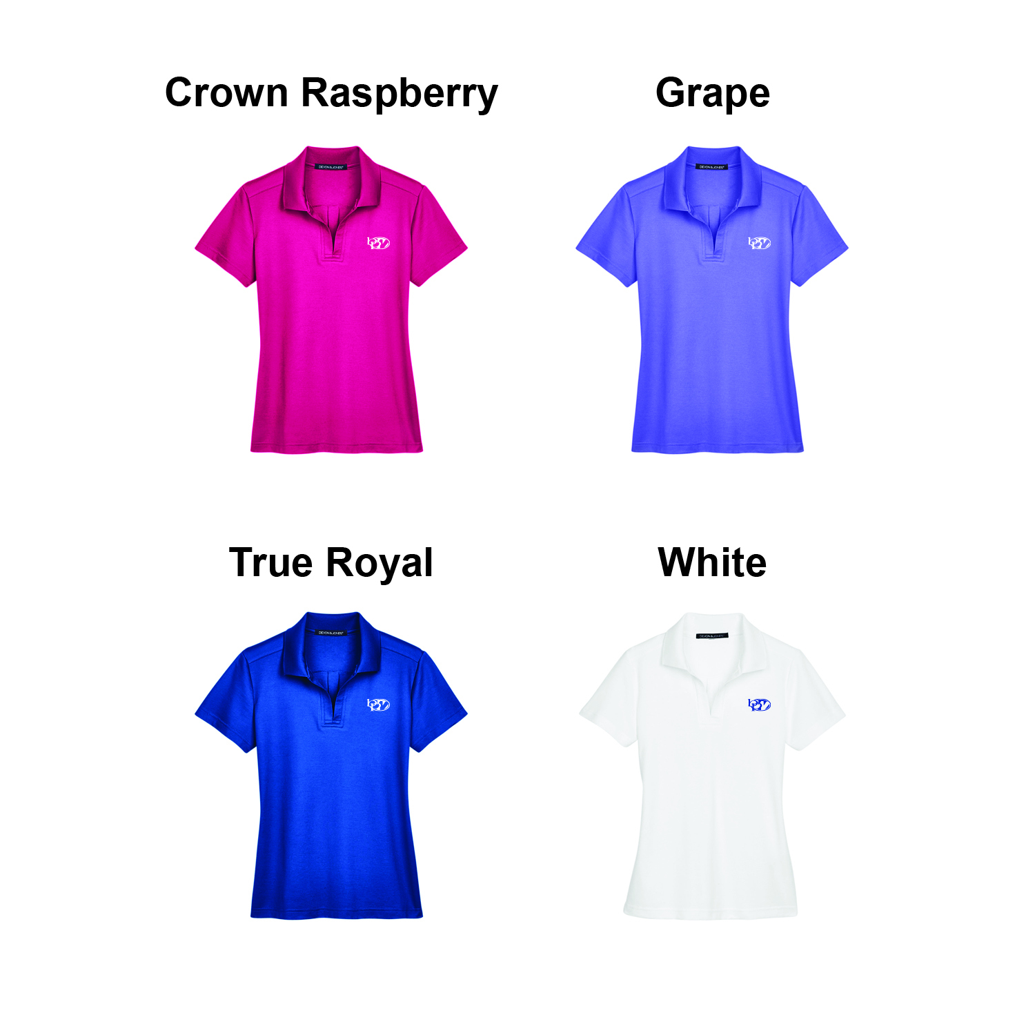 Devon & Jones CrownLux Performance™ Ladies' Plaited Polo