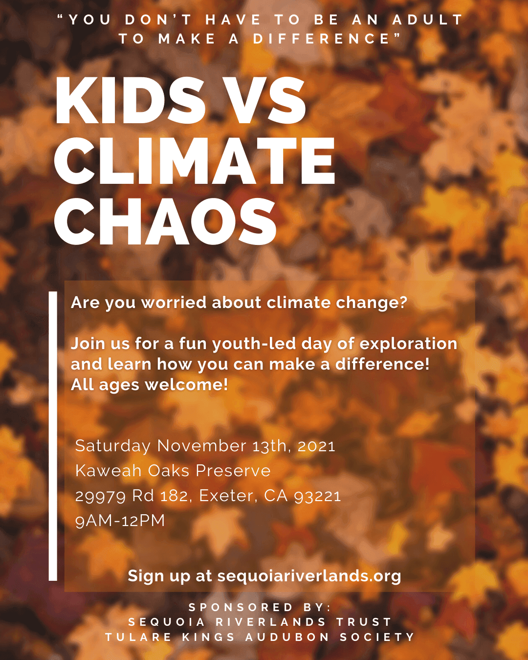 Kids Vs. Climate Chaos