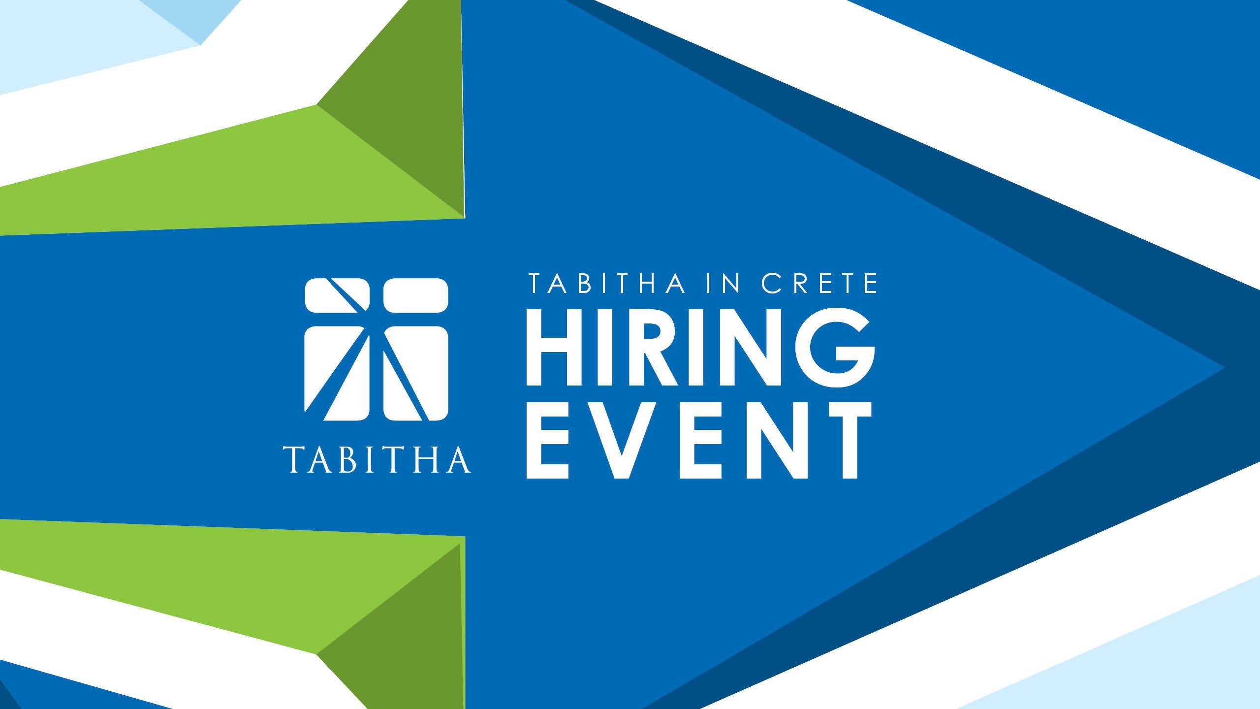 Tabitha in Crete Hiring Event