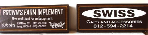 SA28742 - Carved HDU Signs for New and Used Farm Equipment and for Caps and Accessories 