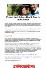 12.20.16 - Protect the Lifeline - Health Care is Under Attack