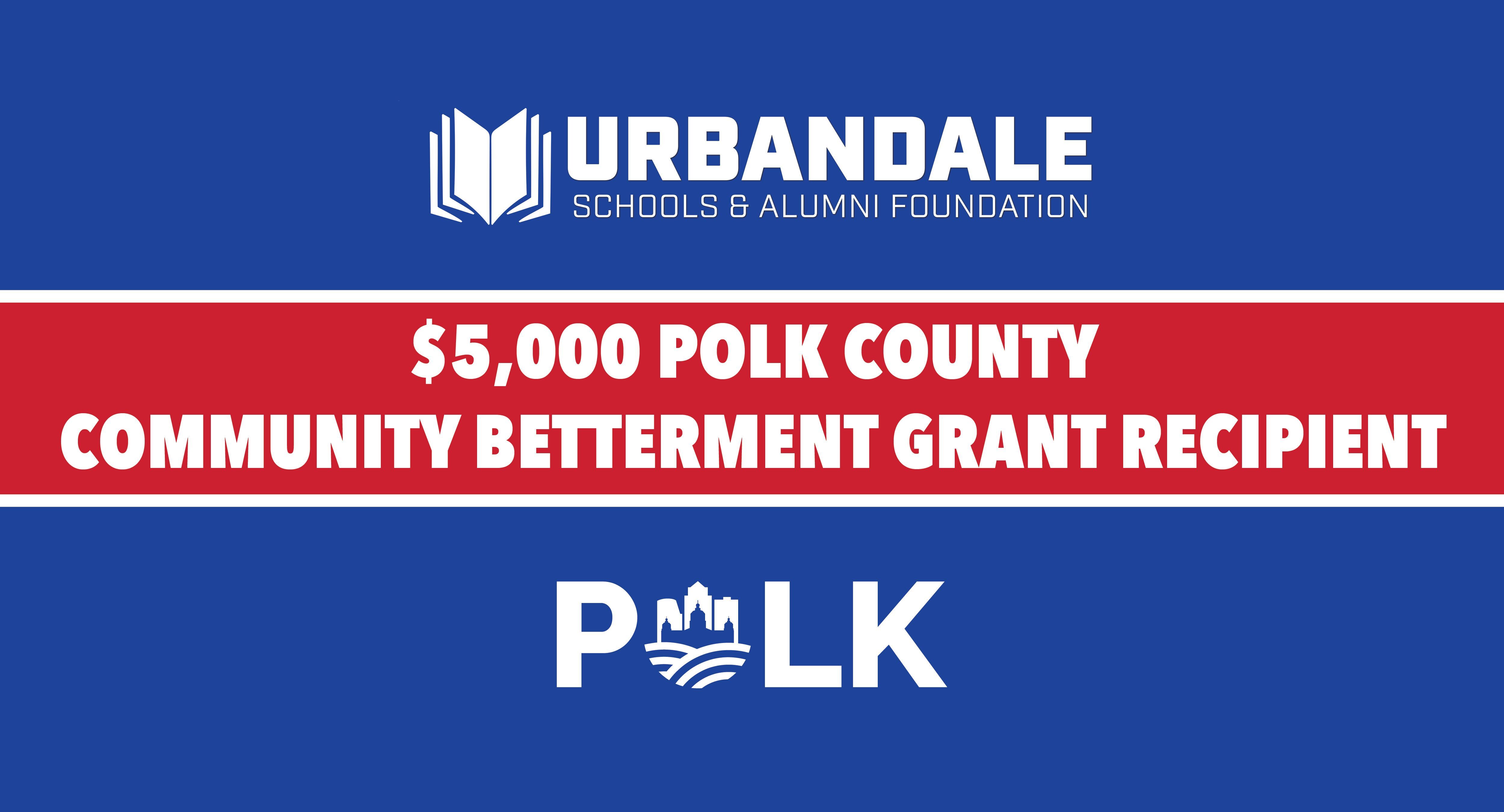 Polk County Betterment Grant URBSAF logo