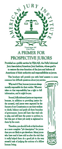 Primer for Prospective Jurors