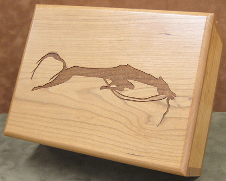 Sioux Horse Effigy Engraved Box