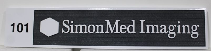 B11101A - Carved and Sandblasted Sign for "SimonMed Imaging"