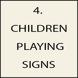 4. - H17200 - Children Playing , Watch for Children, Slow for Children Signs 