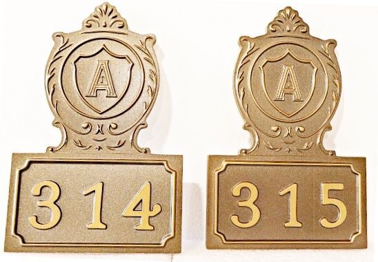 KA20835A - Elegant Custom Unit Number Signs
