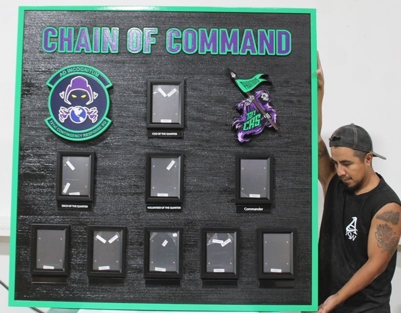 SB1027 - Award Photo Board for the 21 CRS Phantoms, US Air Force  