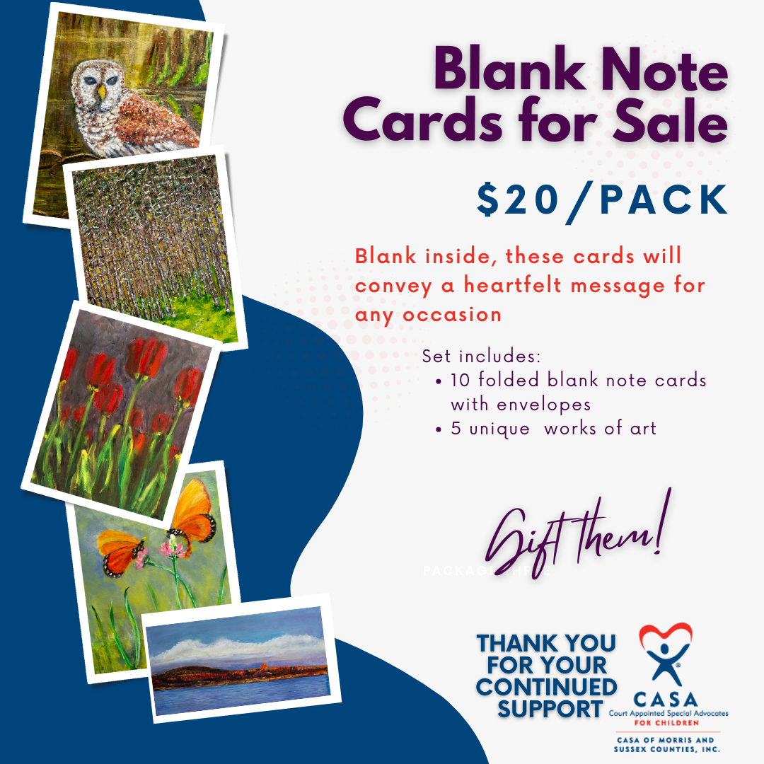 For You or a Loved One - Pack of 10 Blank Note Cards with Envelopes