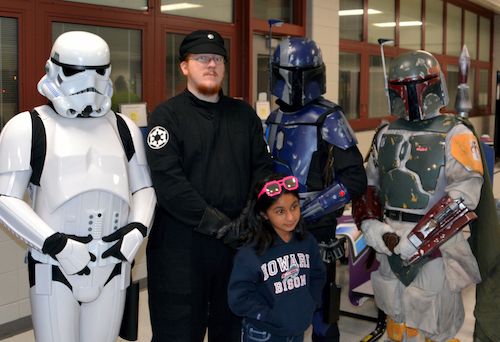 Star Wars Characters at the 2015 Howard County Math Festival