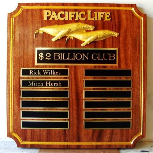 Wooden Award Plaque – PTE Golf, LLC