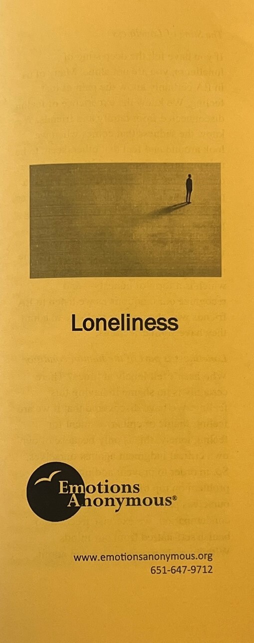 Item #42 — "Loneliness" Pamphlet (Revised in 2021)