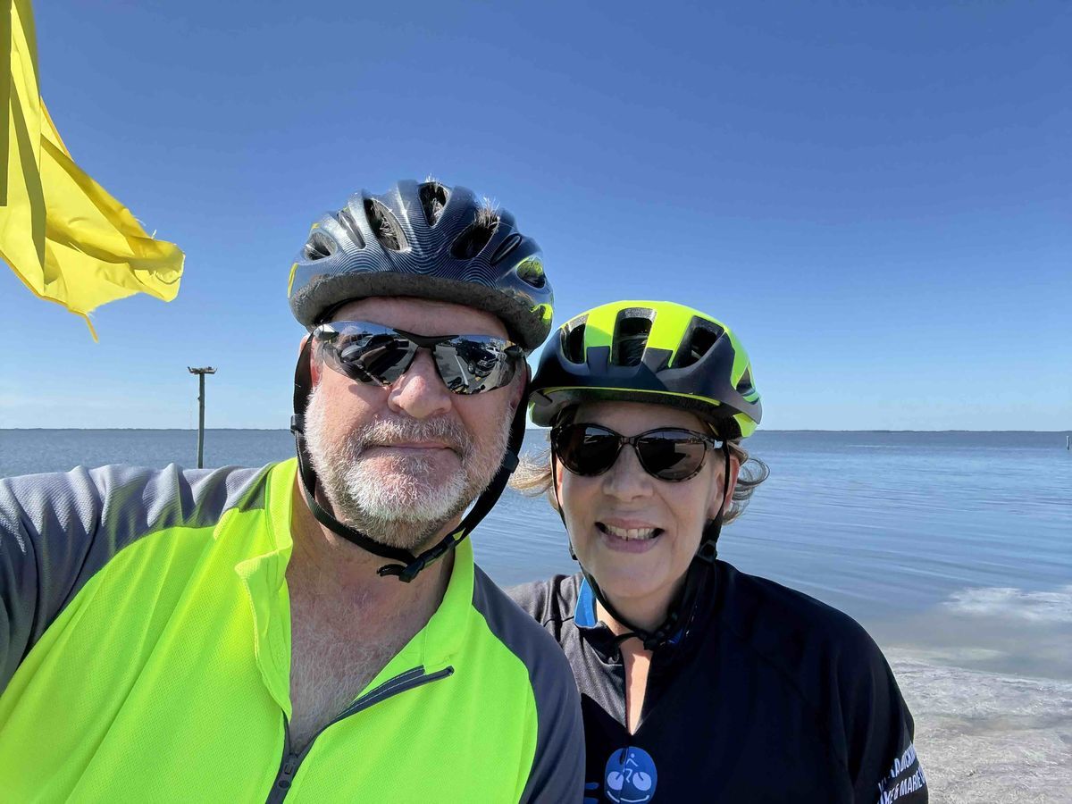 NUCDF deputy director Jill Williams and her husband rode for the cause during the 2025 Cure the Cycle event.