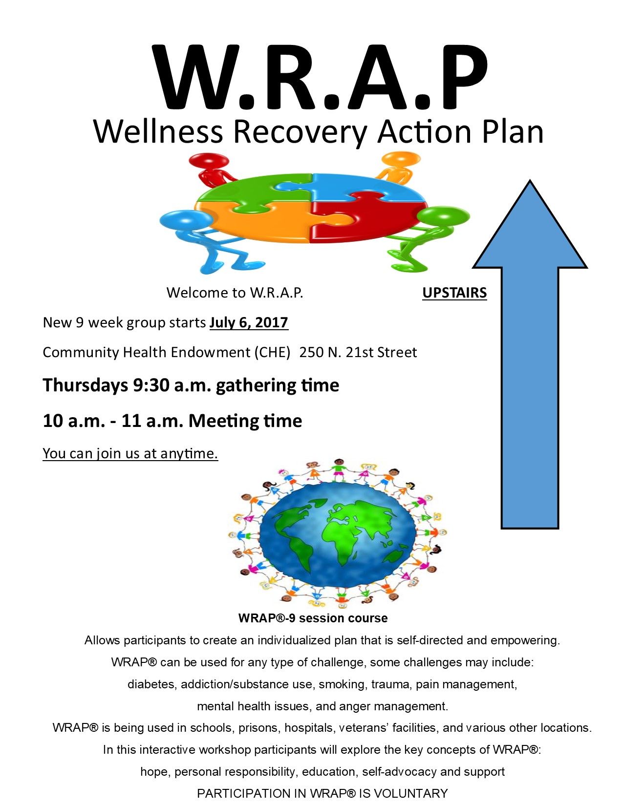 WRAP Wellness Recovery Action Plan Event Calendar News Events 