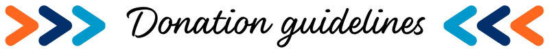 Donation guidlines