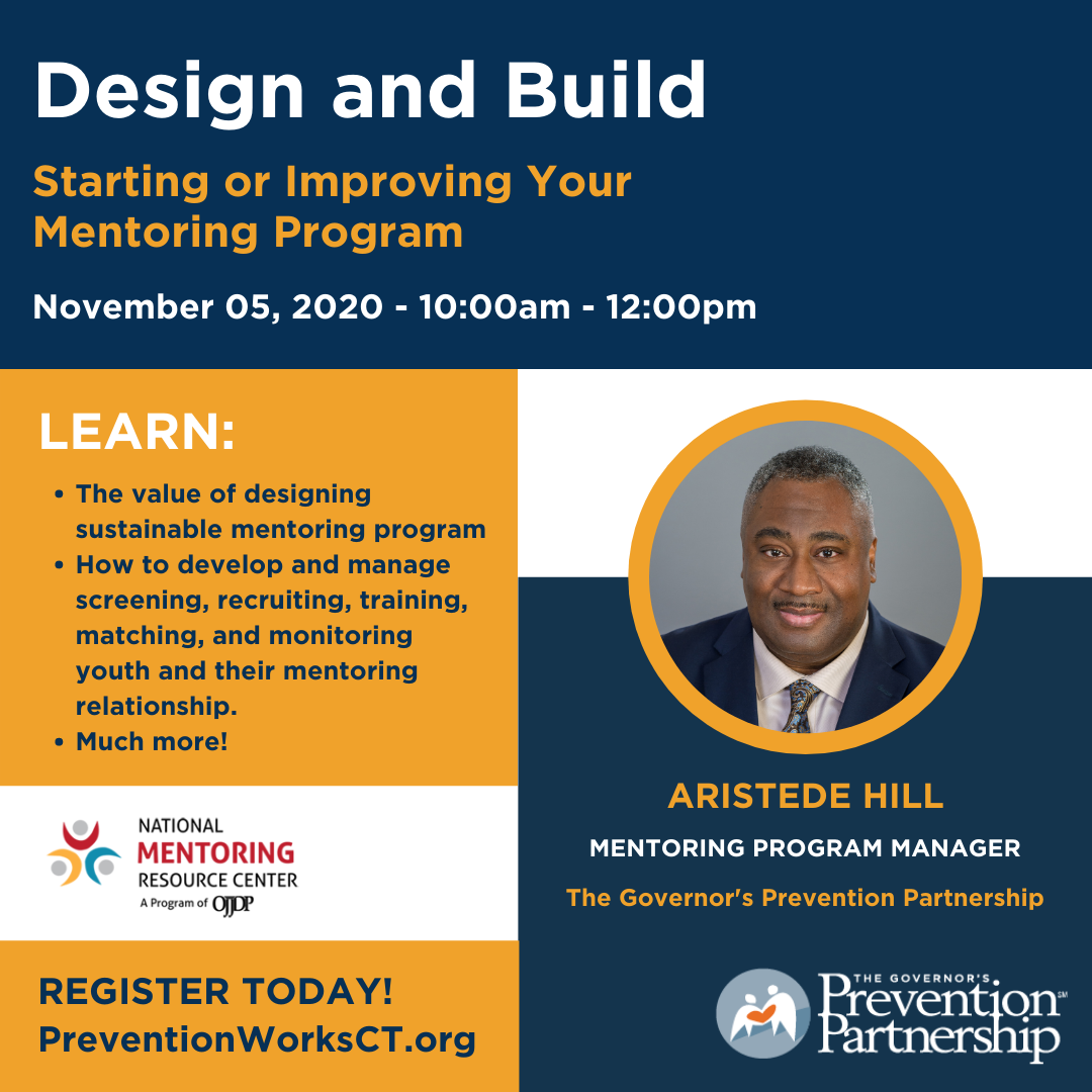 Design and Build - Starting or Improving your Mentoring Program