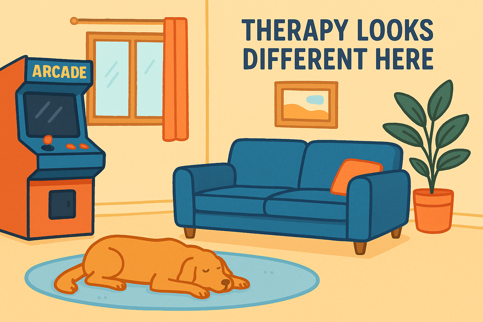 Therapy Looks Different Here