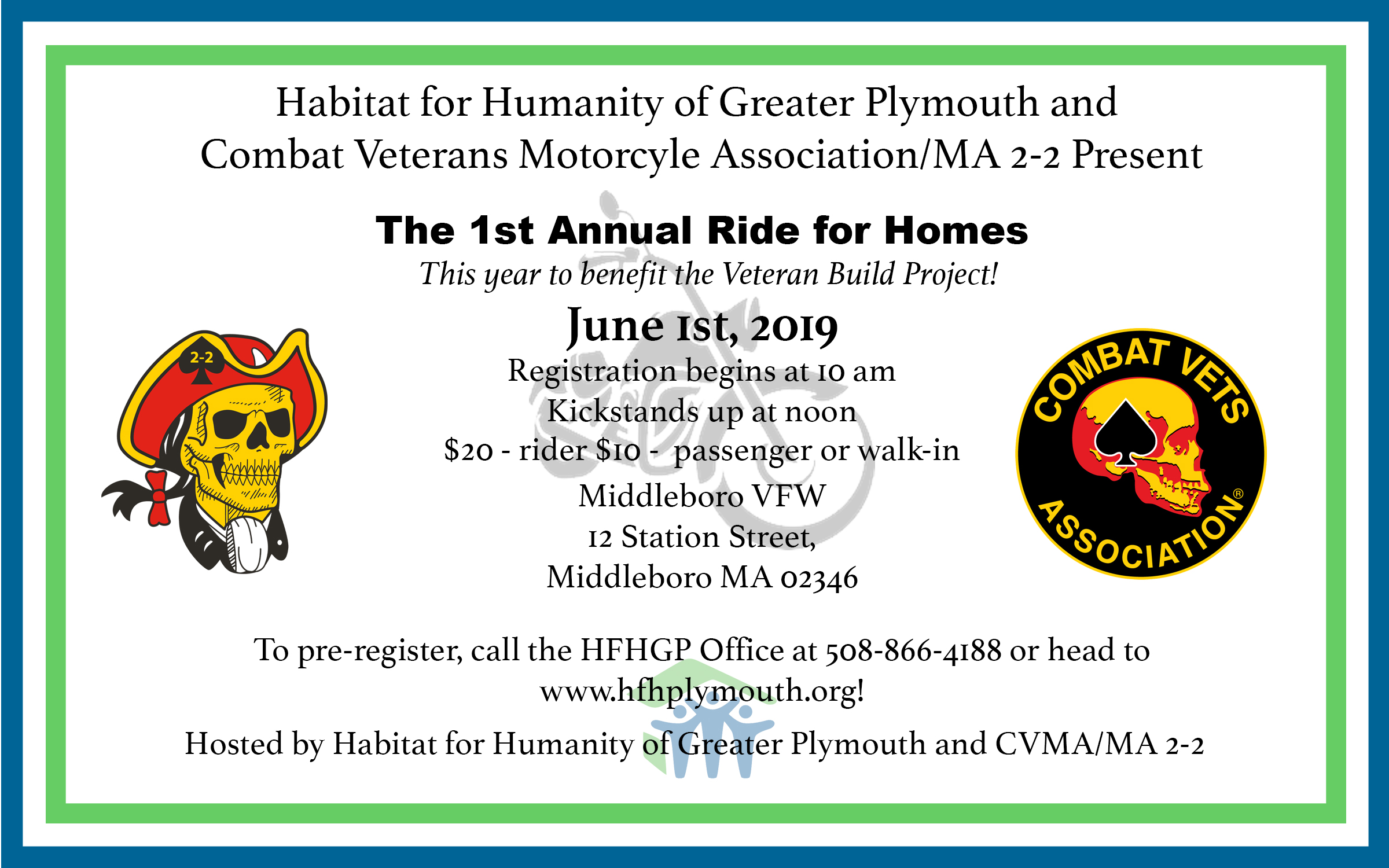 First Annual "Ride for Homes" Motorcycle Ride