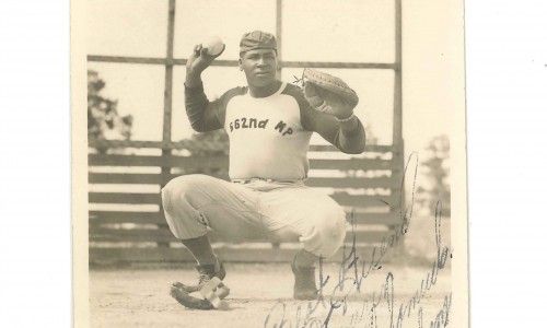 Military baseball player