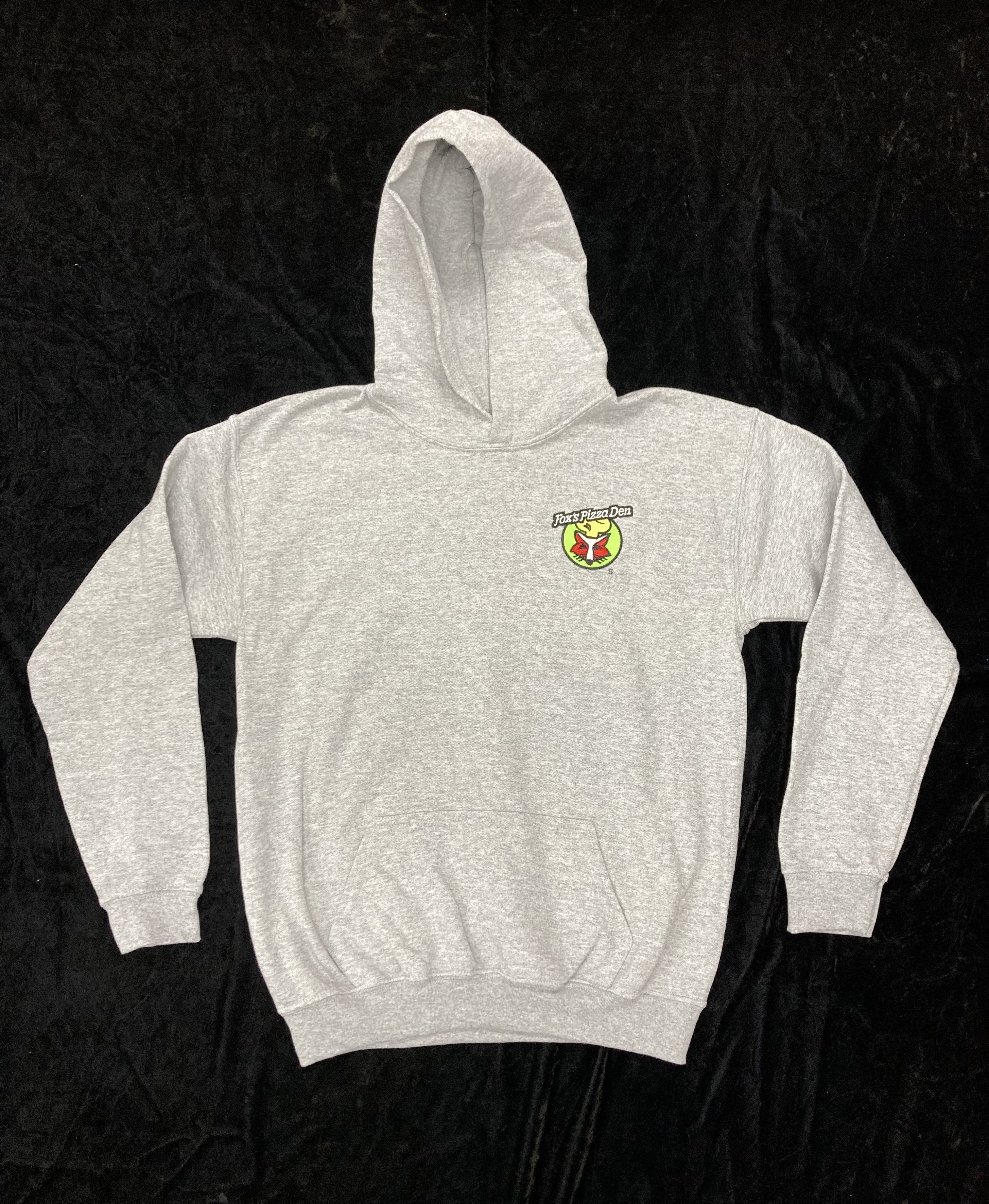 SALE Fox's Logo - YOUTH LARGE Sport Grey Hoodie