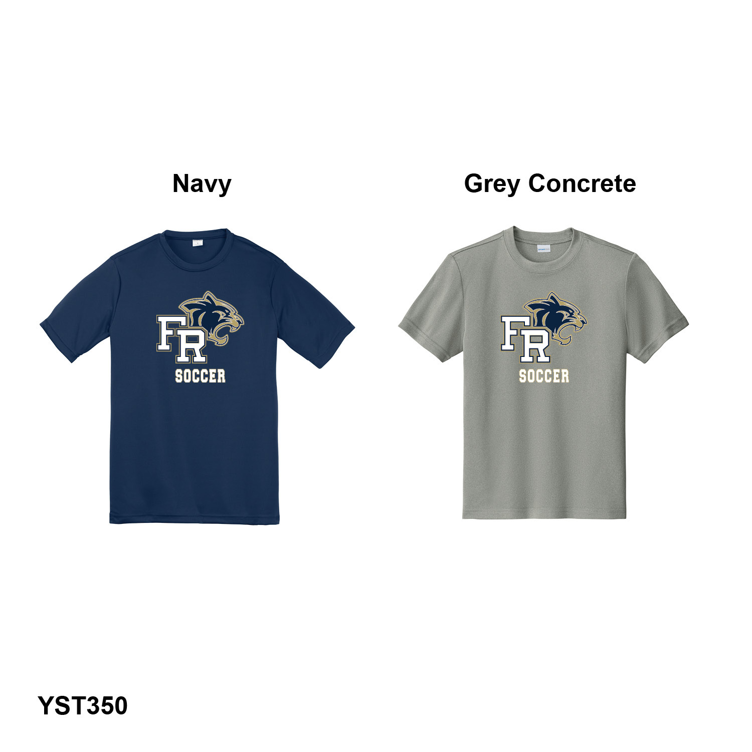 GIRLS SOCCER LOGO - Sport-Tek® Youth PosiCharge® Competitor™ Tee
