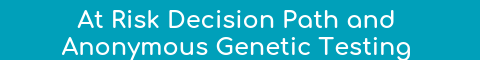 At Risk Decision Path and Anonymous Genetic Testing