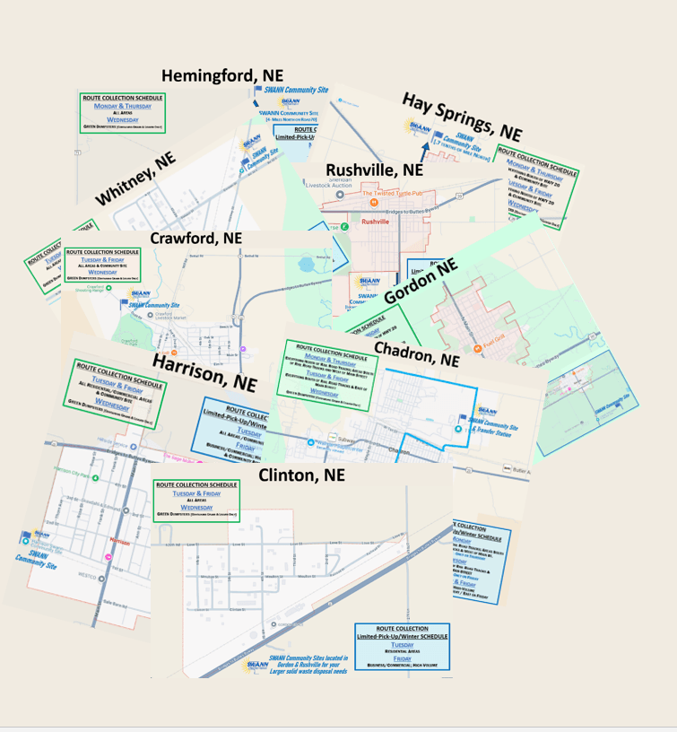 SWANN's Route Collection Schedule