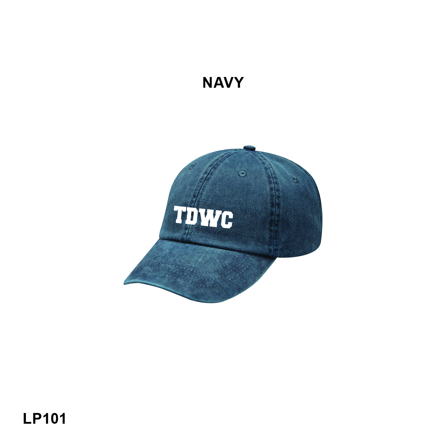 TDWC LOGO - Adams Headwear Optimum Pigment-Dyed Dad Hat