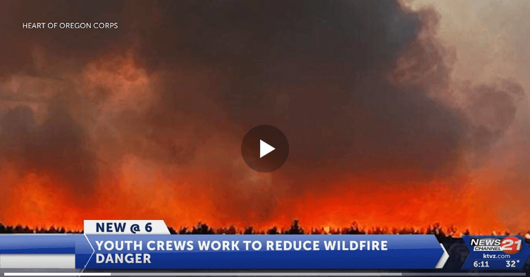 ‘Win-win solution’: Heart of Oregon Corps youth crew’s defensible space work was key when fire threatened Madras-area homes