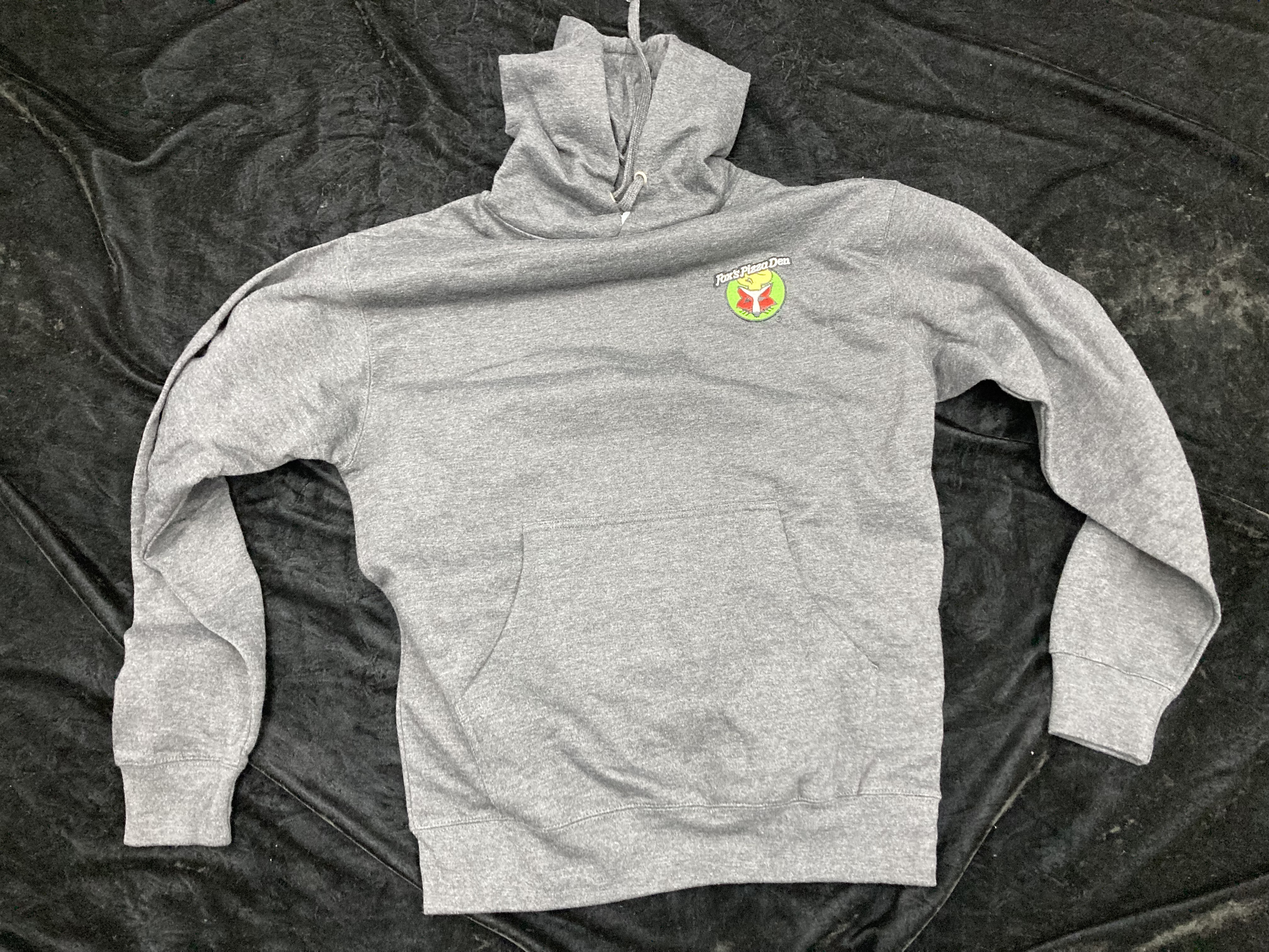 SALE Fox's Logo - 2XL Heather Grey Hoodie