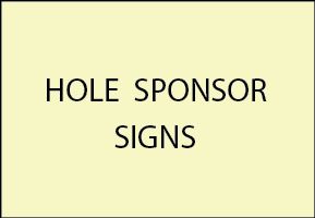 5. - E14569 - Signs for Sponsors of Golf Holes, for Tournaments or Everyday Play