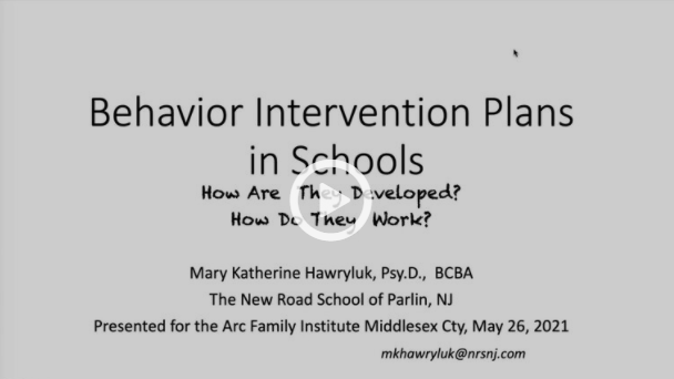 Creating Supportive Behavioral Intervention Plans