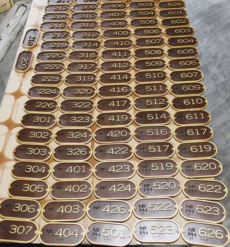 KA20990 - Carved Apartment or Condo Number Signs