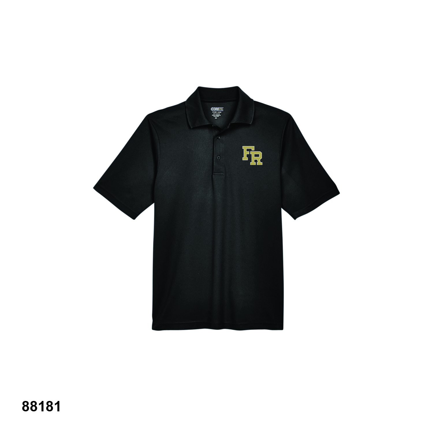 FR LETTER LOGO - CORE365 Men's Origin Performance Piqué Polo