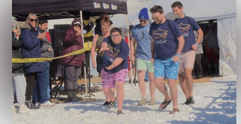 Polar Plunge: Dozens take dip for Special Olympics Nebraska