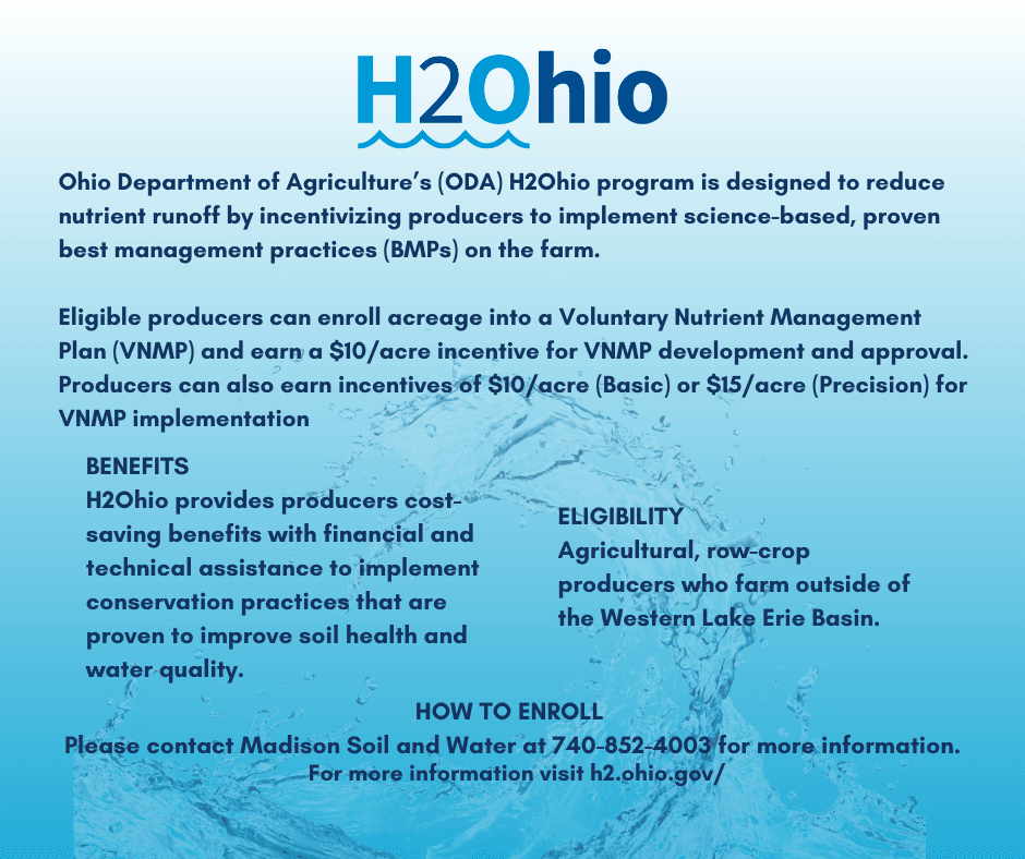 Governor DeWine Announces Statewide Open Enrollment for H2Ohio Agricultural Incentive Program